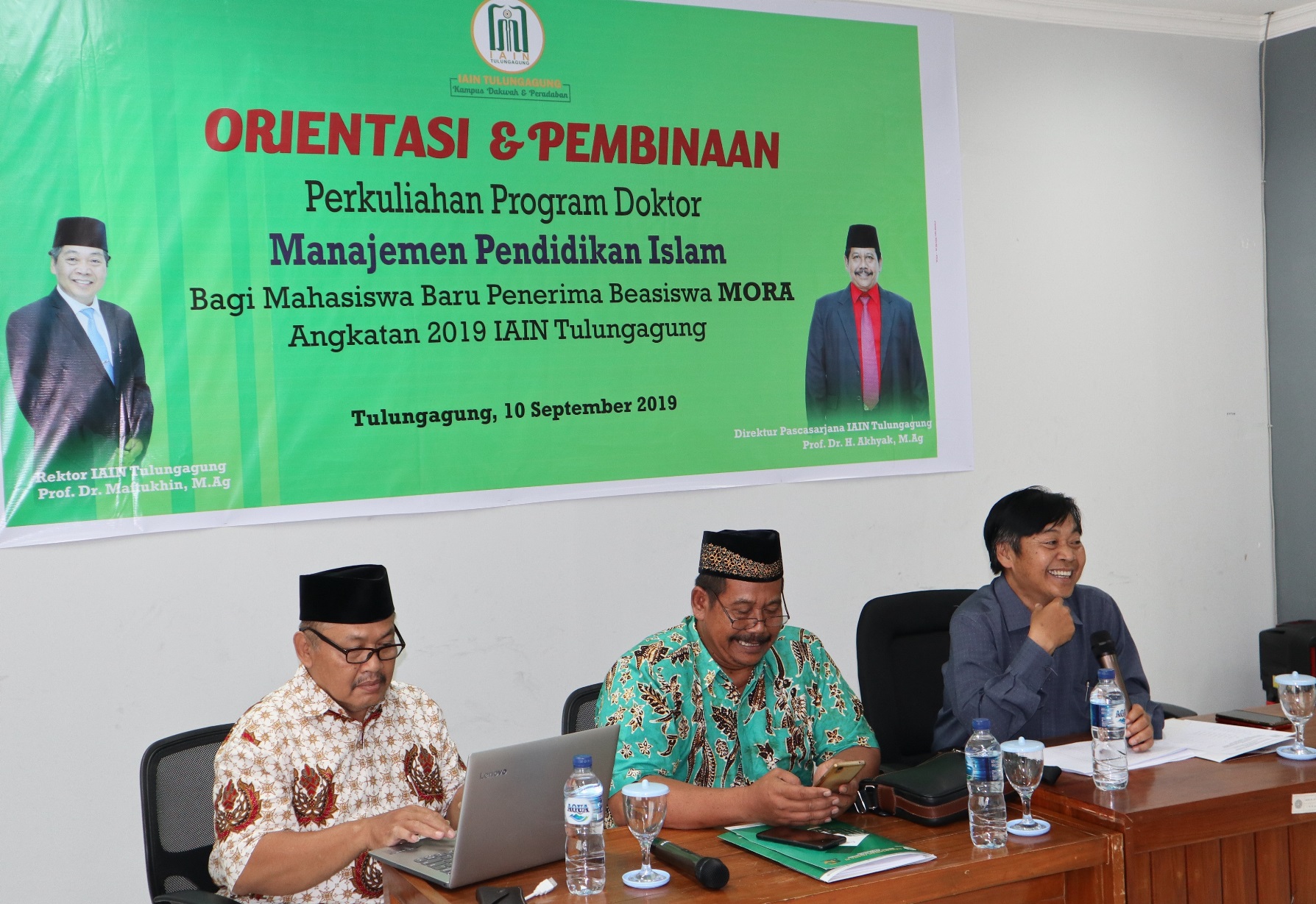 Orientasi dan Pembinaan Perkuliahan S-3 MPI bagi Penerima Beasiswa MORA Angkatan 2019