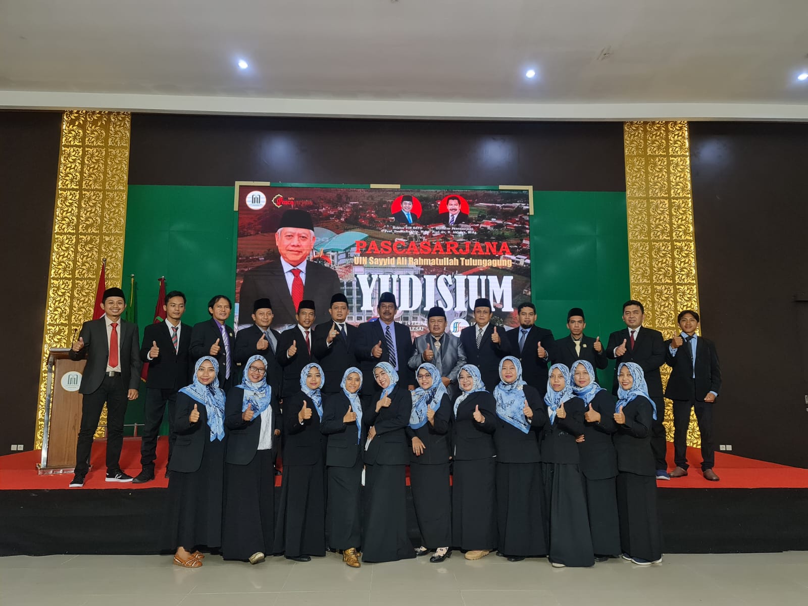 YUDISIUM PASCASARJANA UIN SAYYID ALI RAHMATULLAH TULUNGAGUNG KE 20 TAHUN 2022