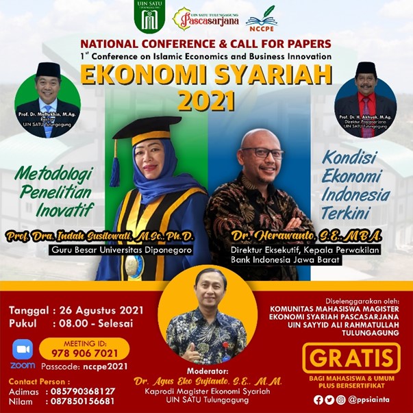 National Conference & Call for Papers Ekonomi Syariah 2021