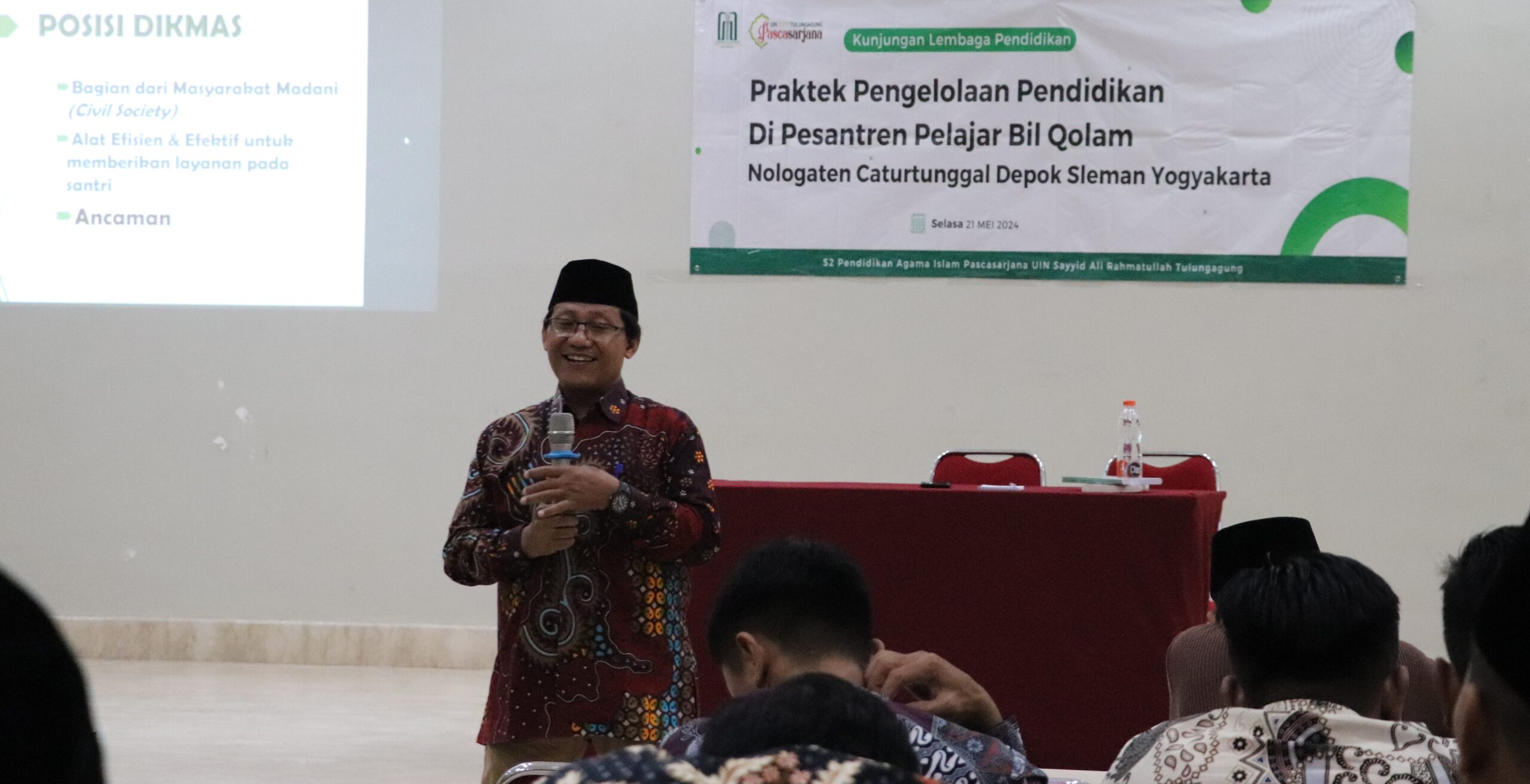 Kuliah Umum di Luar Kampus, Praktek Pembelajaran di PP Darul Qolam #Benchmarking S2 PAI