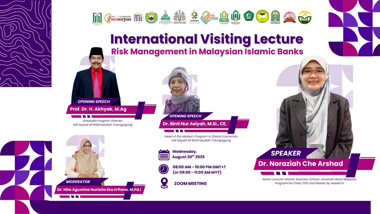 International Visiting Lecture Mata Kuliah Manajemen Risiko Bank Syariah, dengan tema: Risk Management in Malaysian Islamic Bank