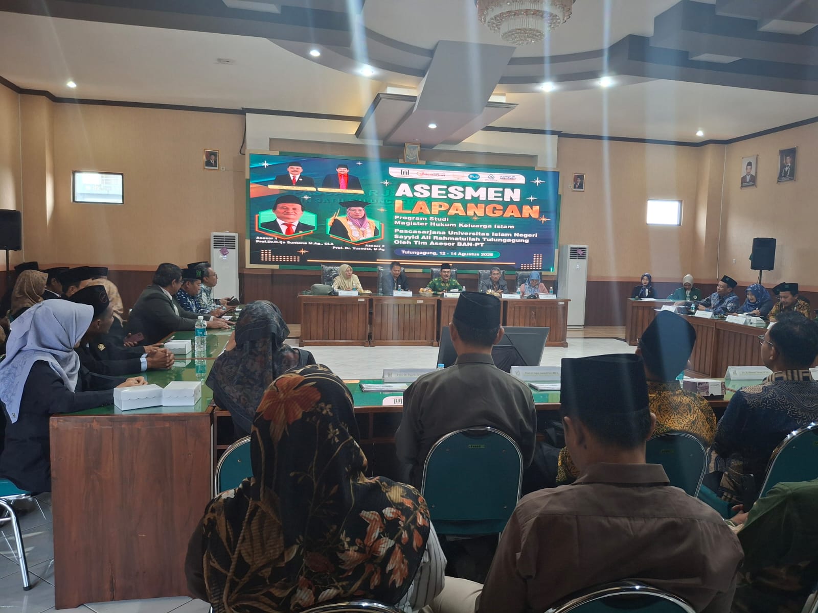 Pembukaan Asesmen Lapangan Magister Hukum Keluarga Islam (HKI) Pascasarjana UIN Sayyid Ali Rahmatullah Tulungagung.