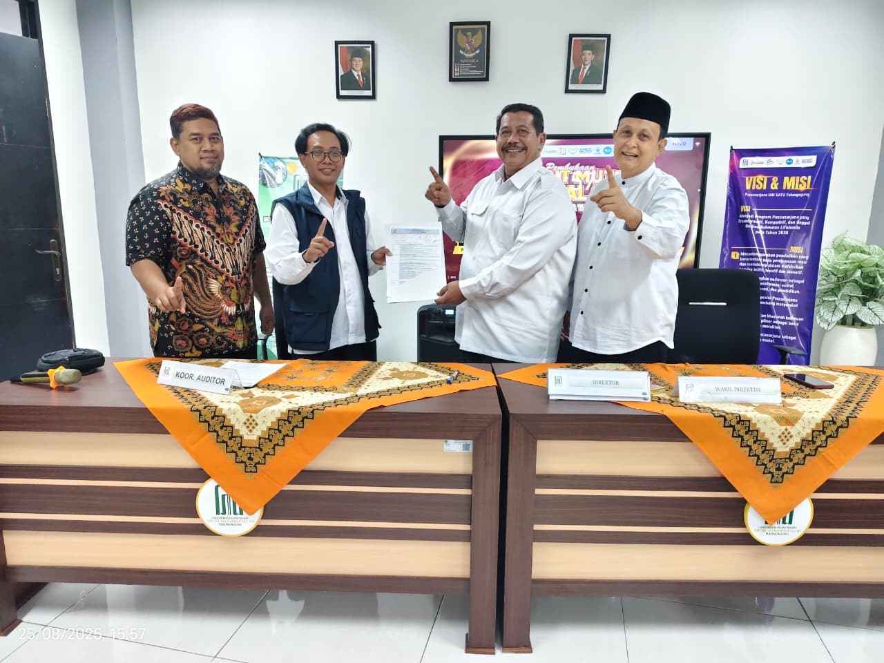 Seluruh Program Studi Pascasarjana UIN SATU Tulungagung Sukses Jalani Audit Mutu Internal 2025