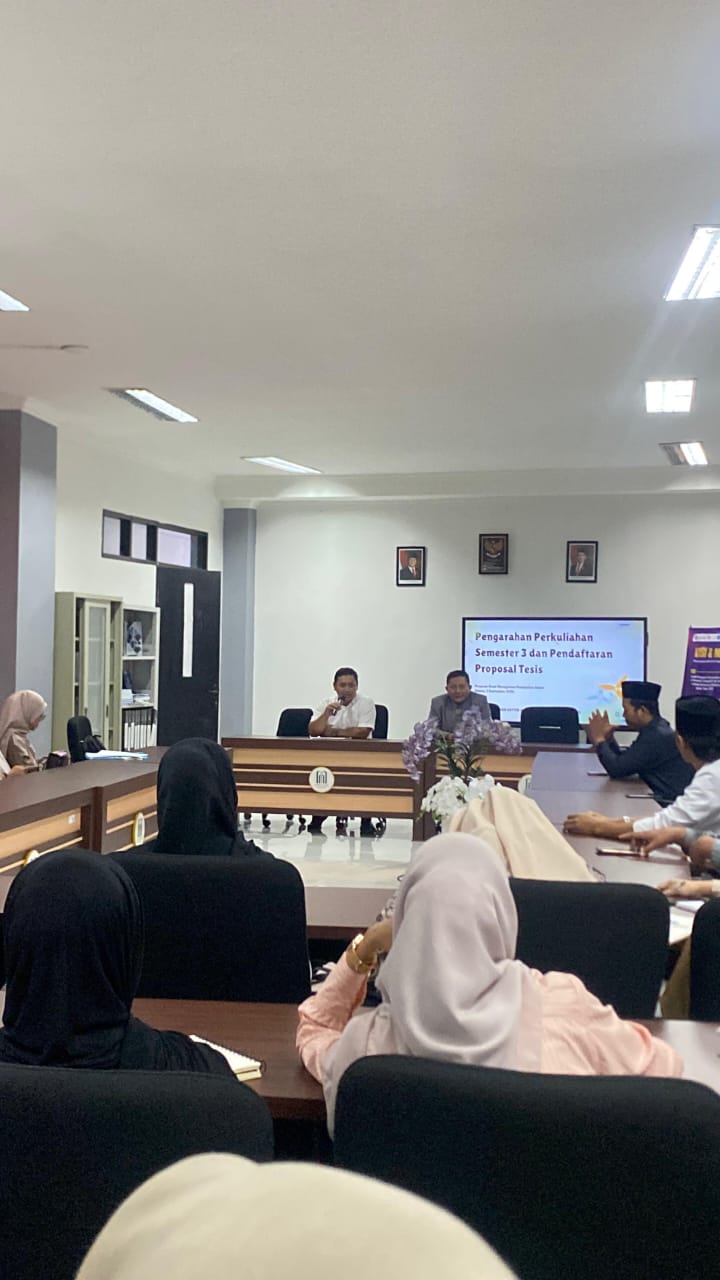 Pertemuan Awal Perkuliahan S2 MPI Pascasarjana UIN SATU Tulungagung Tahun Akademik 2025/2026