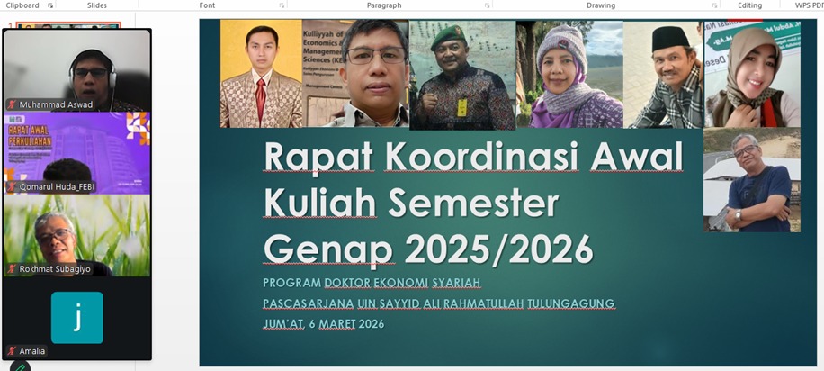 Tata Kelola Prodi: PDES Menyelenggarakan Rapat Koordinasi Awal Kuliah Semester Genap 2025/2026